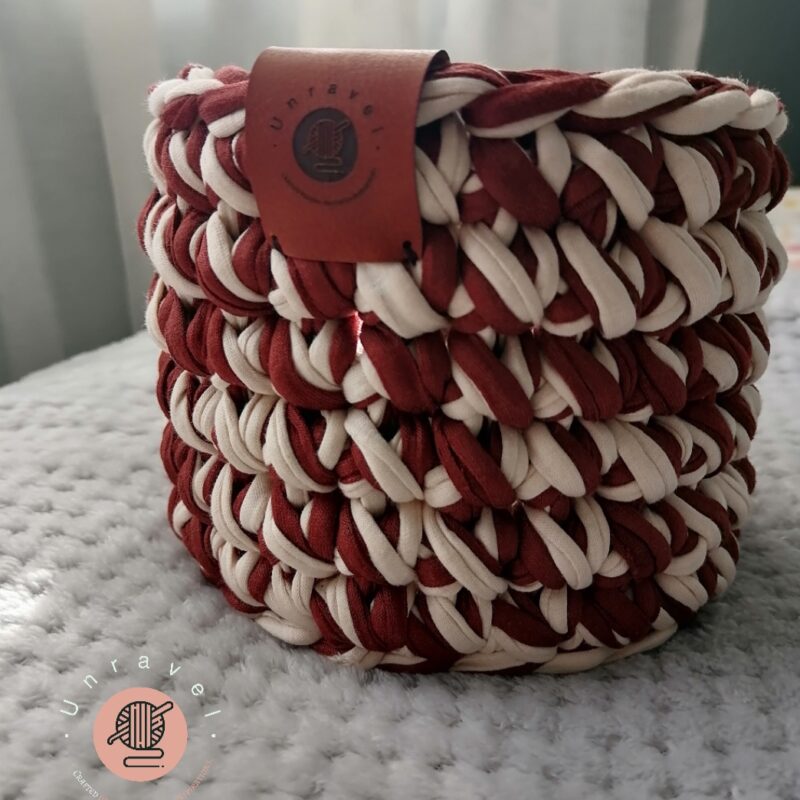 Small Crochet Storage Basket