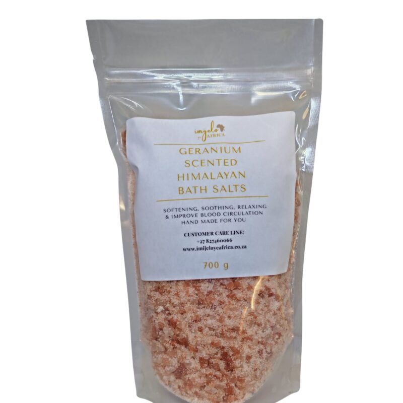Geranium-scented Pink Himalayan Bath Salts
