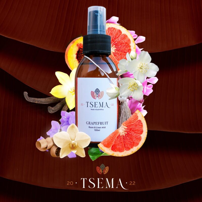 TSEMA 100ml Grapefruit Room and Linen Spray